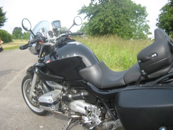 Aufnahme eines Motorrads seitlich