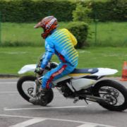 Enduro beim Motorradslalom