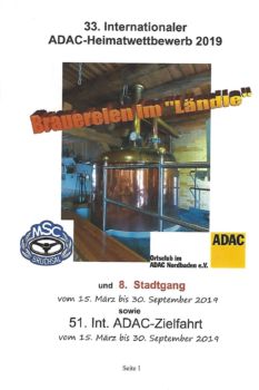 Plakat zur Ankündigung der Bildersuchfahrt Brauereien im Ländle und dem 8. Stadtgang