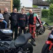 Gruppenfoto nach der Ausfahrt in den Odenwald